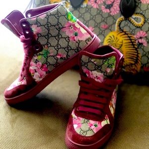 Floral Gucci Sneakers